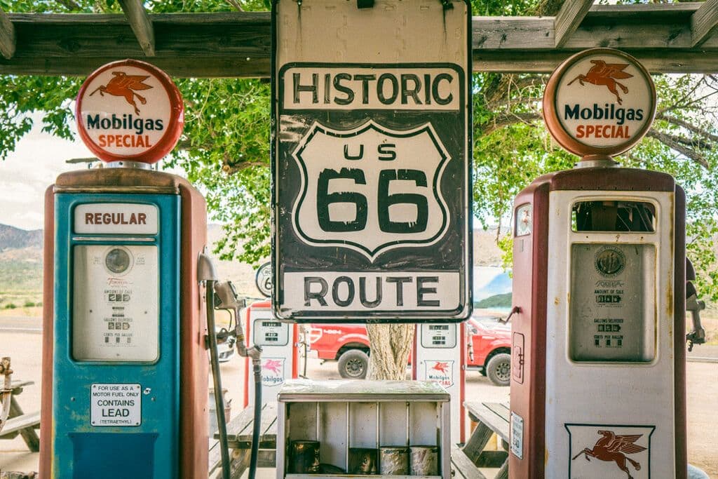 Station essence de Kingman