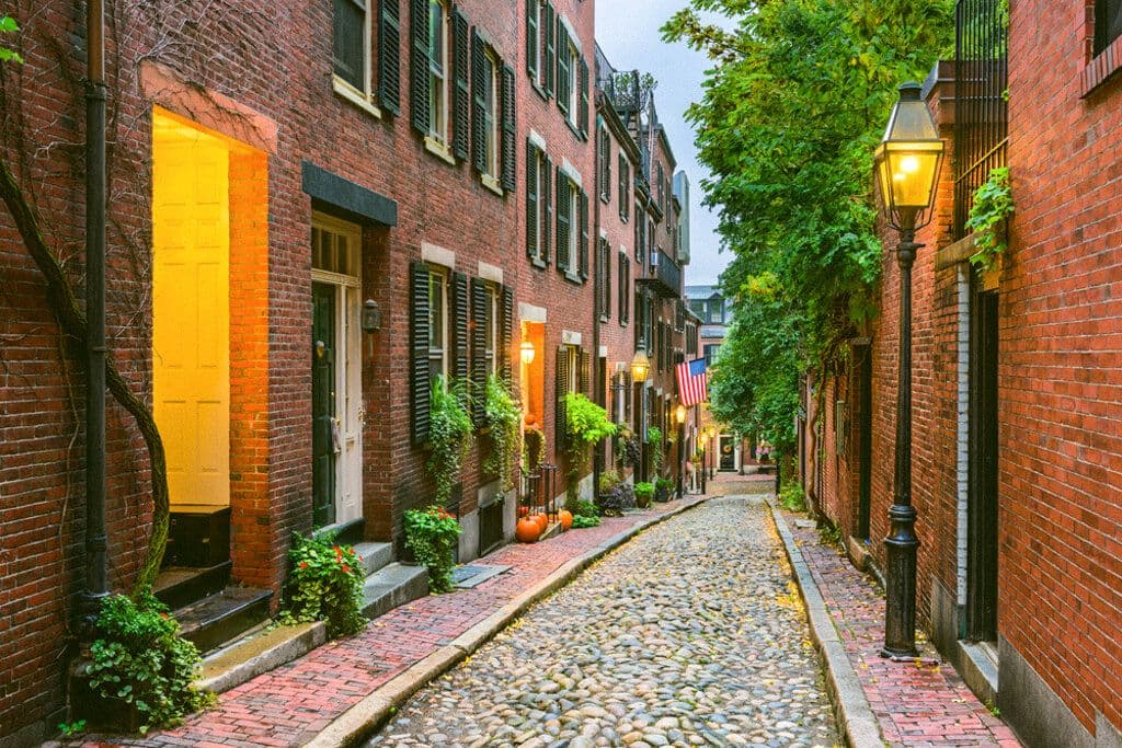 Quartier de Beacon Hill à Boston