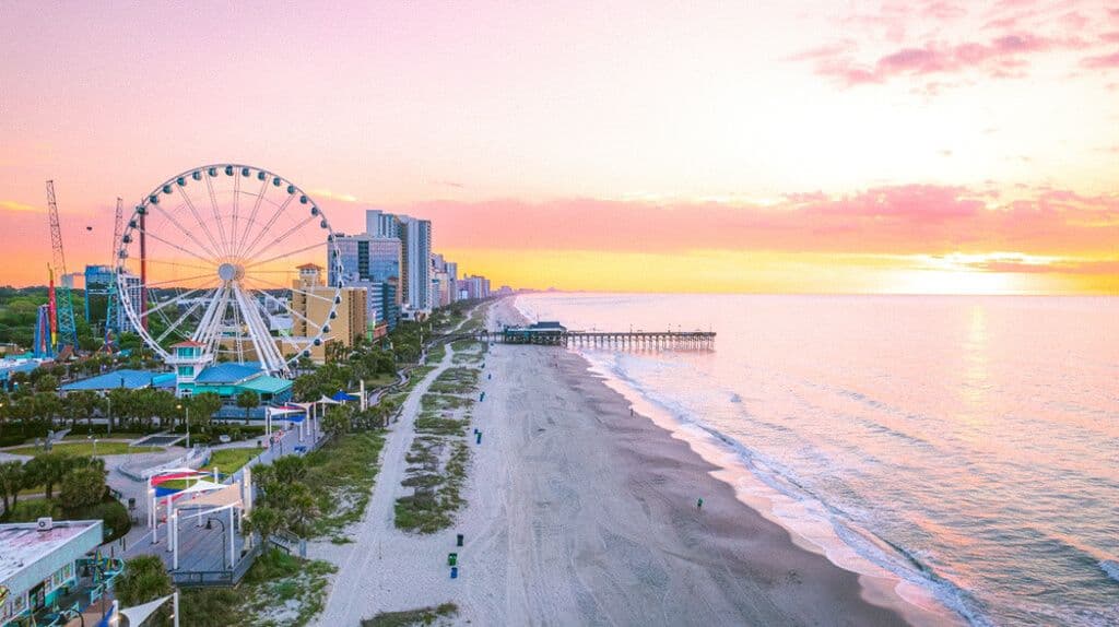 Vue sur Myrtle Beach