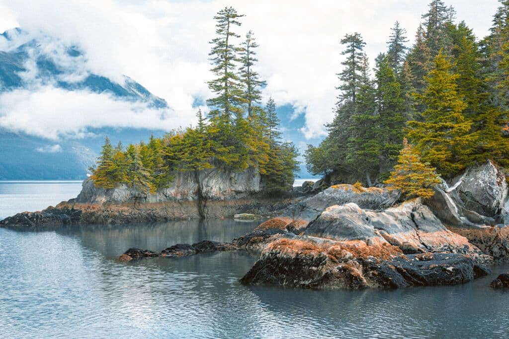Ville de Seward en Alaska