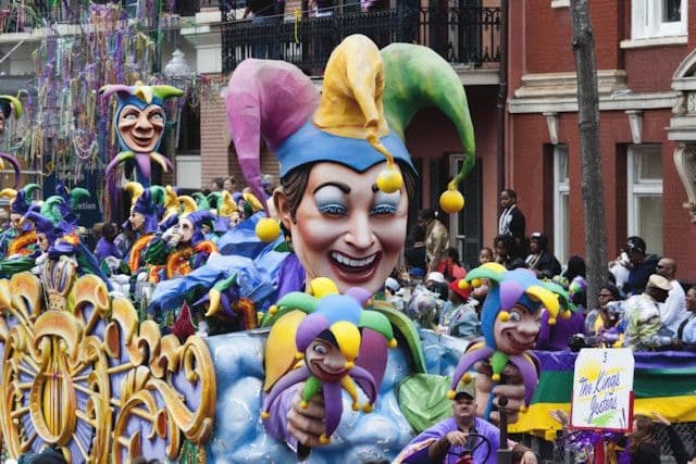 Mardi gras à la Nouvelle Orleans