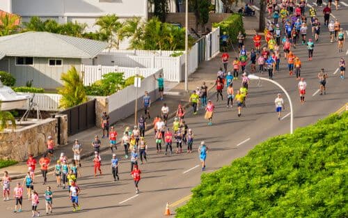 Le marathon d'Honolulu
