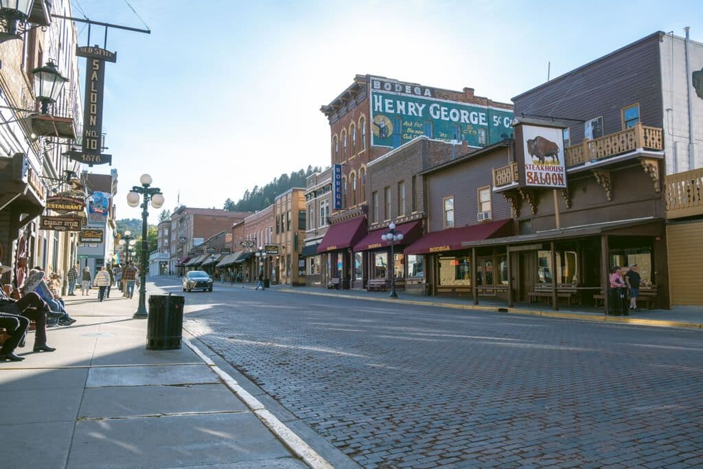 La ville de Deadwood, Dakota du Sud