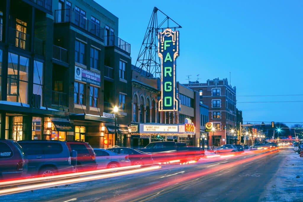 Fargo de nuit, Dakota du Nord