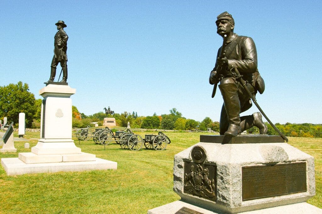 La ville de Gettysburg