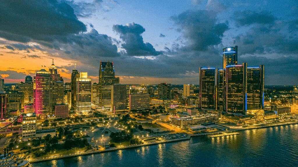 La Skyline de Détroit