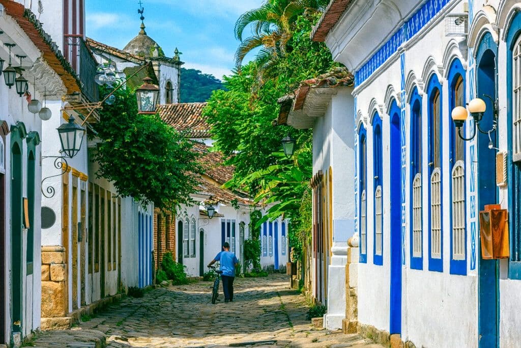 Les rues de la ville de Paraty