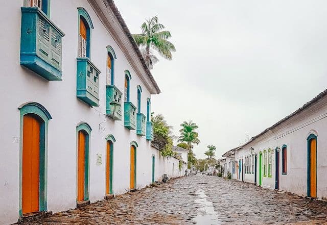 La ville de Paraty, Costa Verde, Brésil