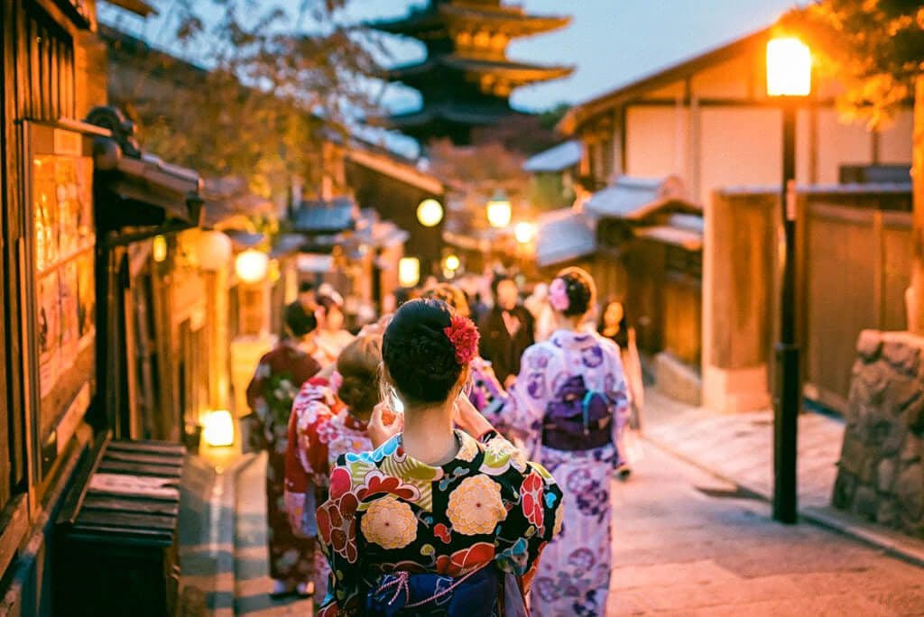 Les rues de Kyoto