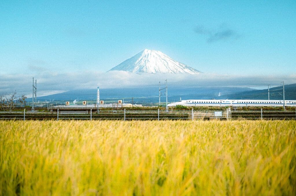 Vue sur la Mont Fuji