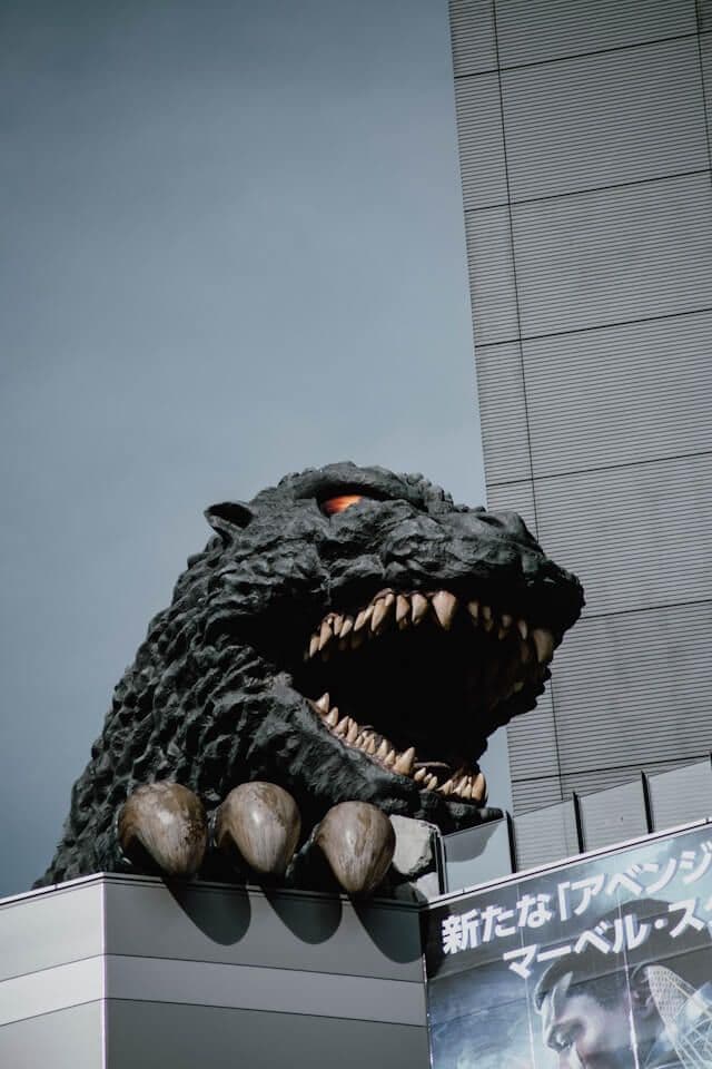Statue de Godzilla à Tokyo