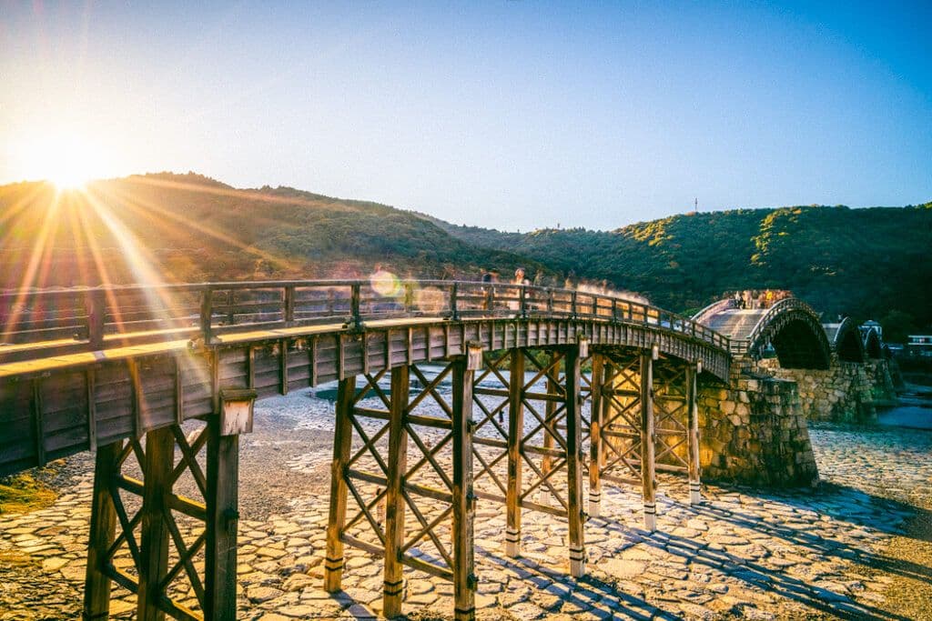 Pont d'Iwakuni, Japon
