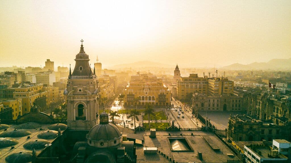 Vue sur la ville de Lima