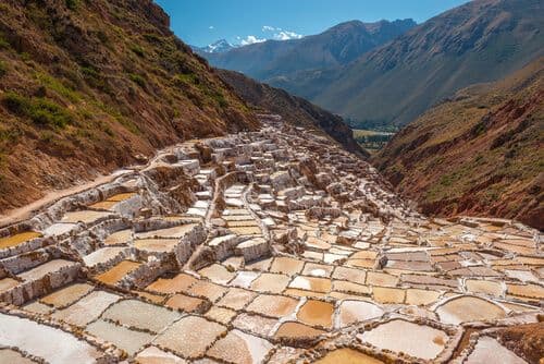 Salina, près d'Arequipa au Pérou