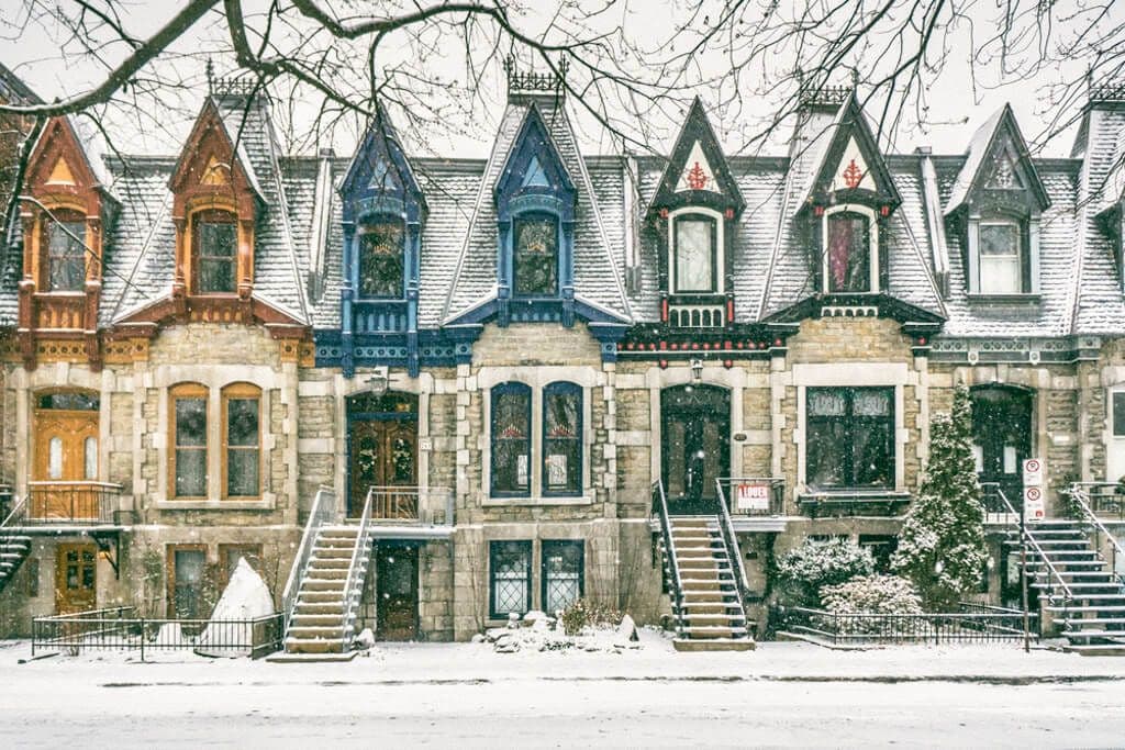 Montréal sous la neige