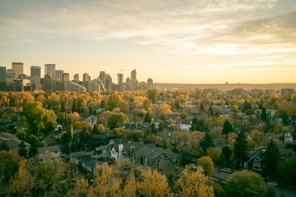 La ville de Calgary au Canada