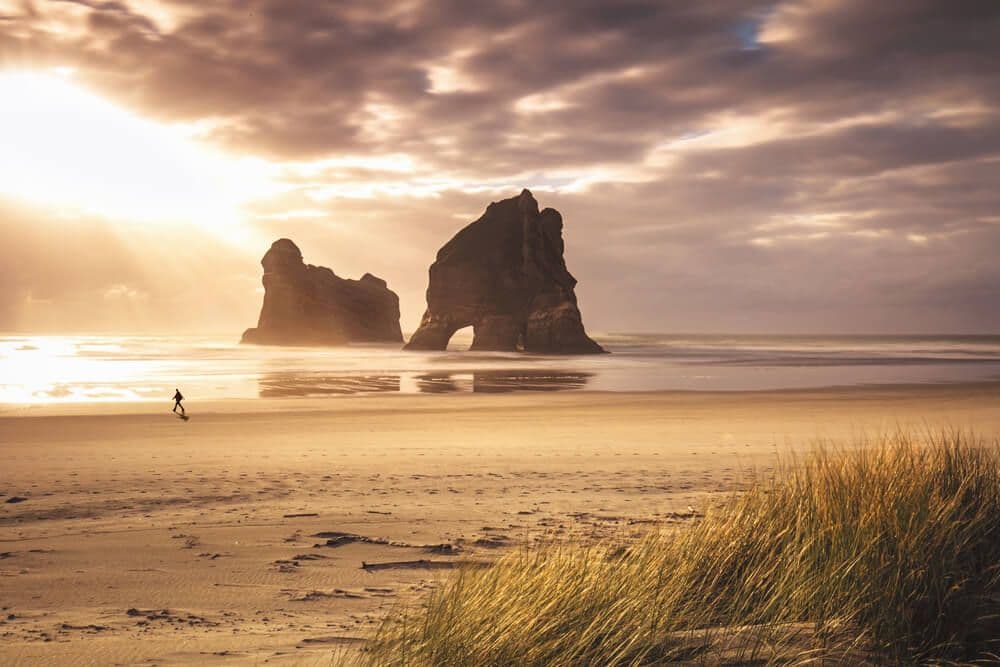 Wharariki Beach