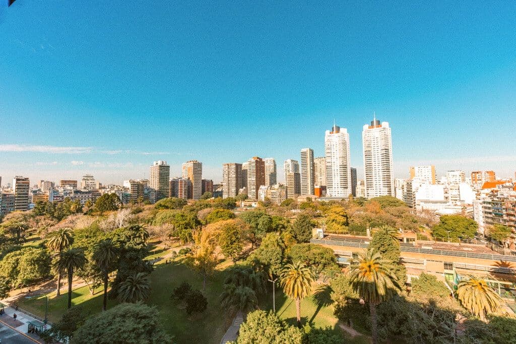 vue aérienne de Buenos Aires