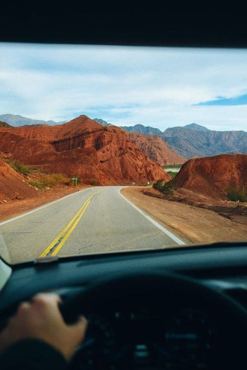 Sur la route de Cafayate, Argentine