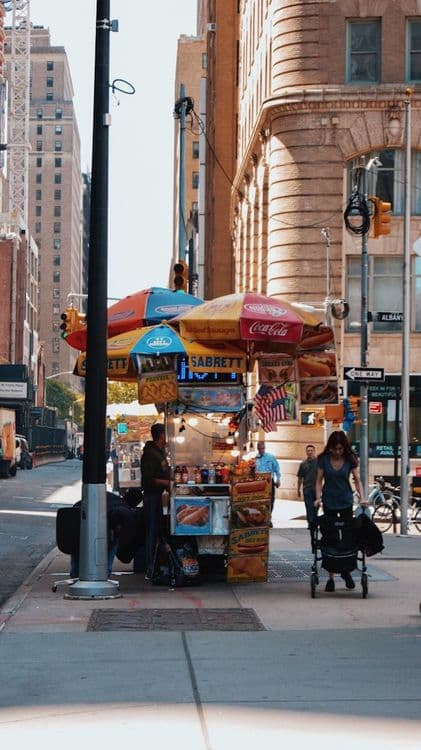 La street food de New York