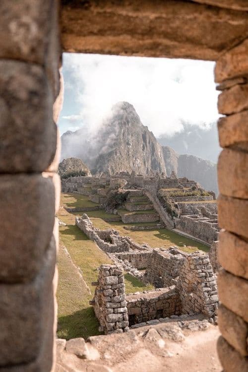 Vue sur le Machu Picchu