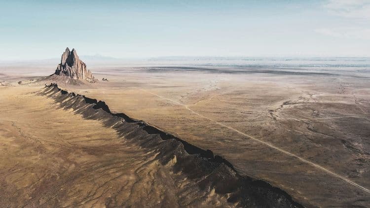 Shiprock, au Nouveau-Mexique