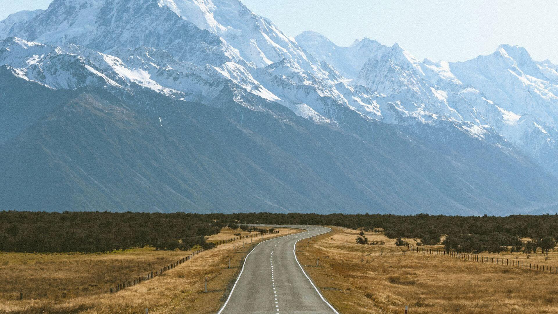 Montagne en arrière-plan