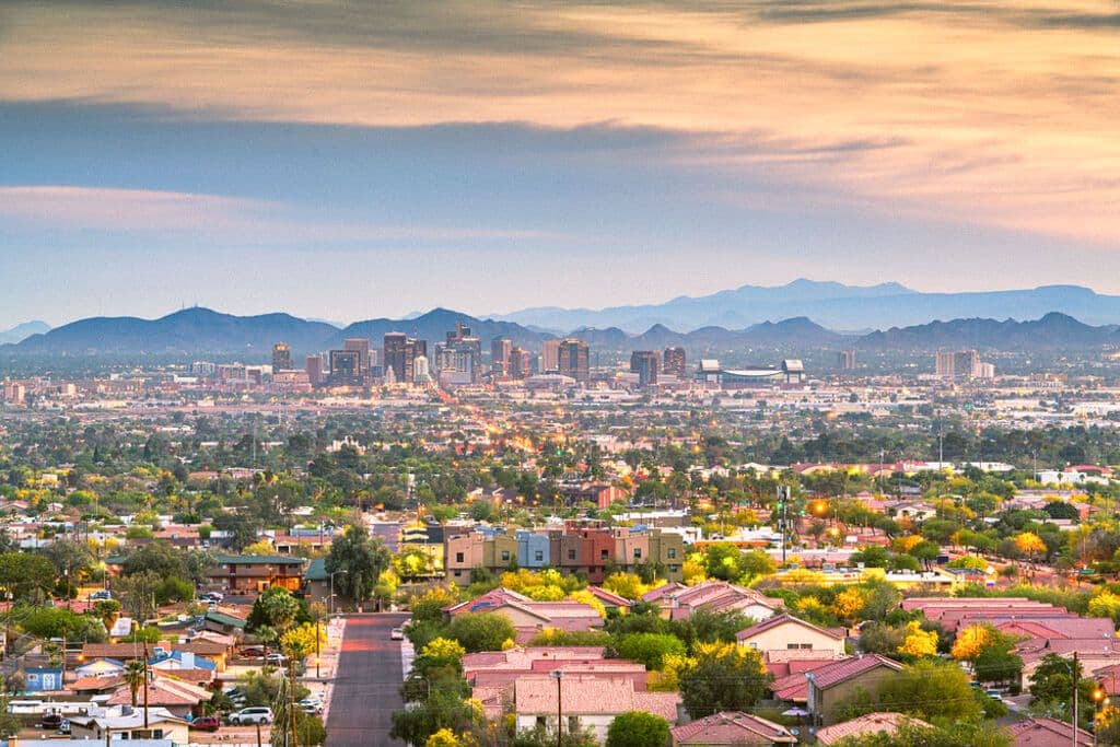 La ville de Pheonix en Arizona