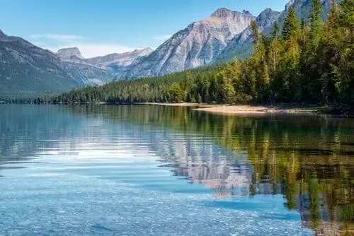 Lac Mcdonald, Montana.