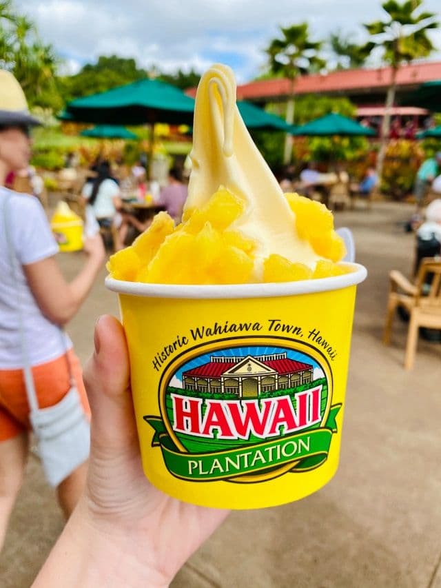 Glace ananas Hawai