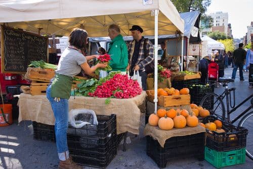 Marché dans l'Upper West Side