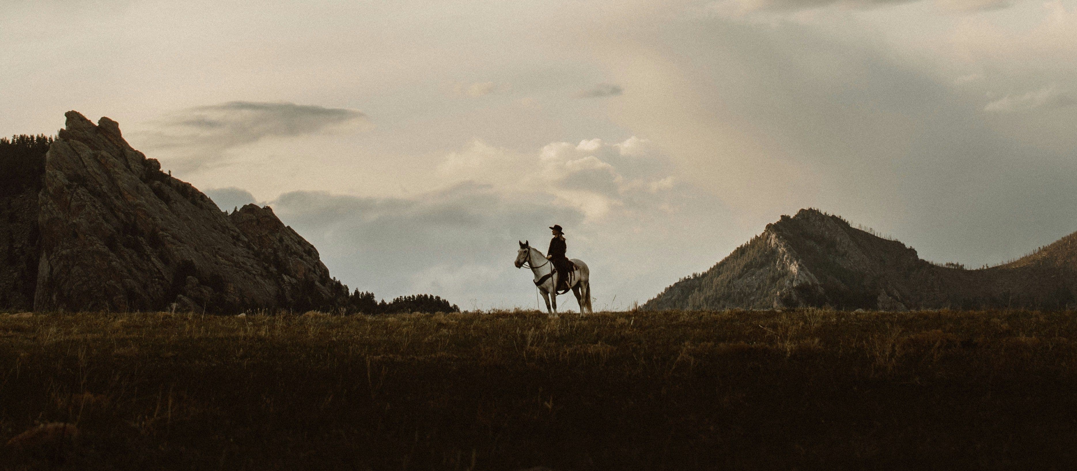 Cowgirl dans le Colorado