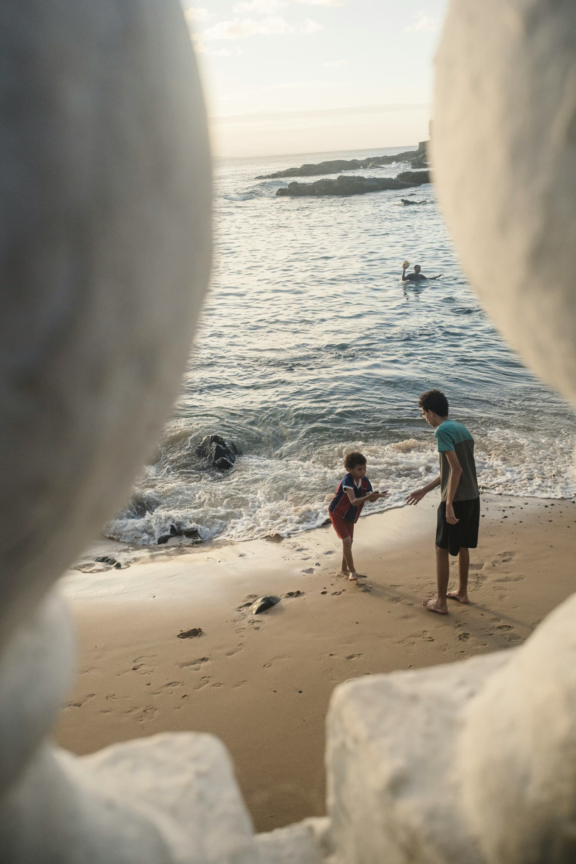 Le brésil avec des enfants