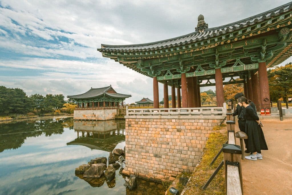 Palais Donggung à Gyeongju