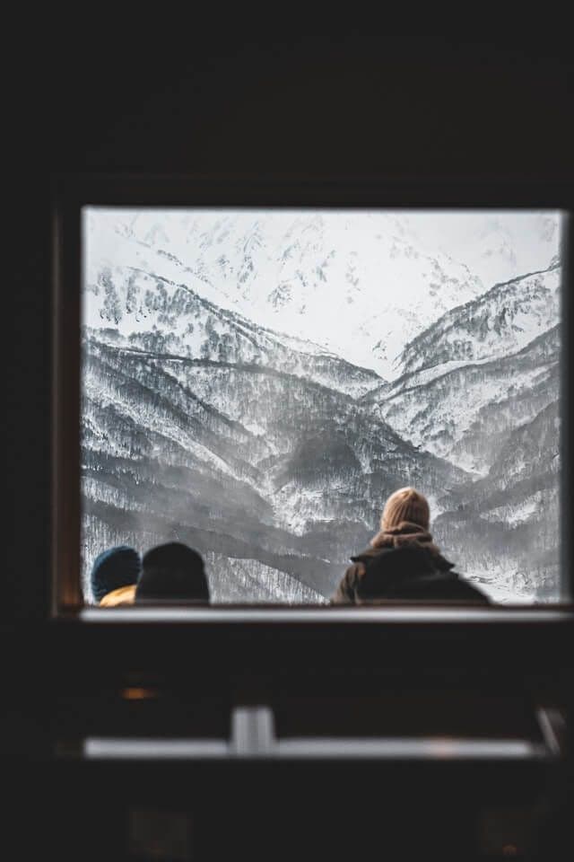 Les Alpes Japonaises, vue de Nagano