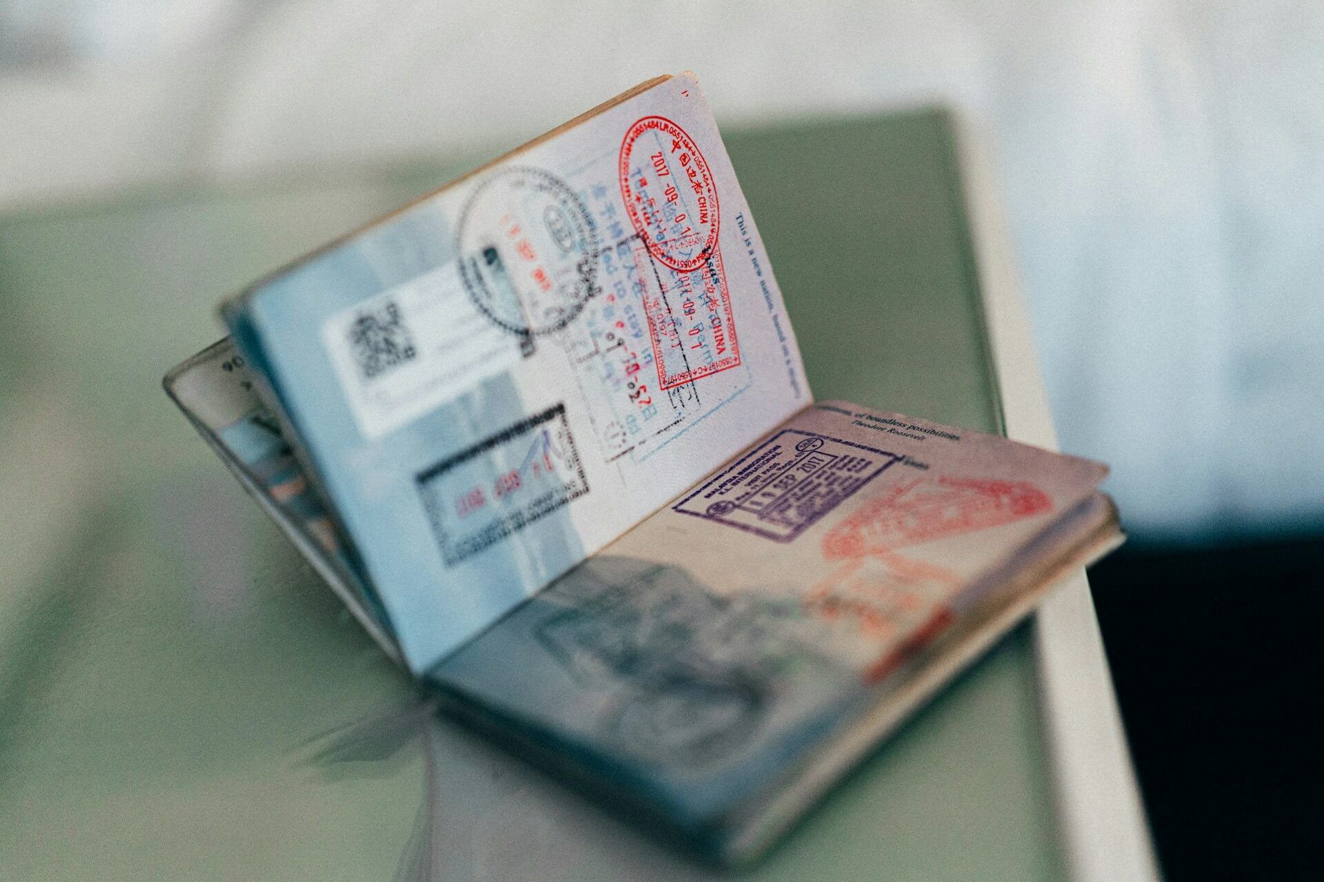 Passeport, lors d'u voyage au Japon